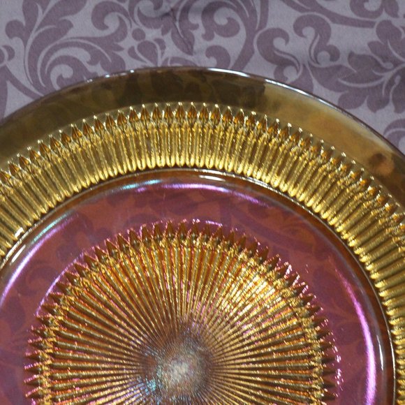 ANTIQUE! DEPRESSION ERA GLASS PLATE - PRISTINE! - Picture 2 of 4